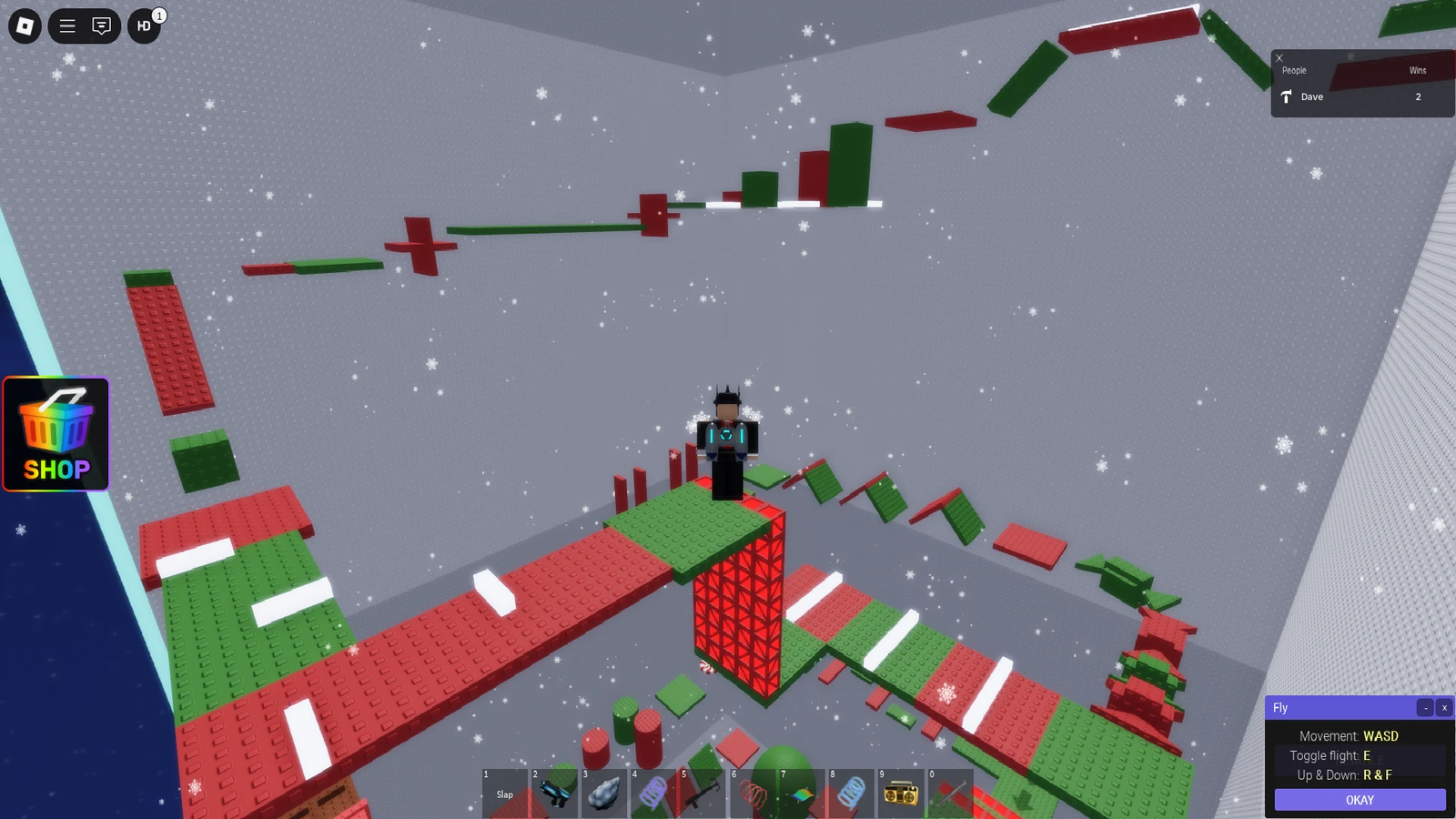 Christmas Themed Tower Obby