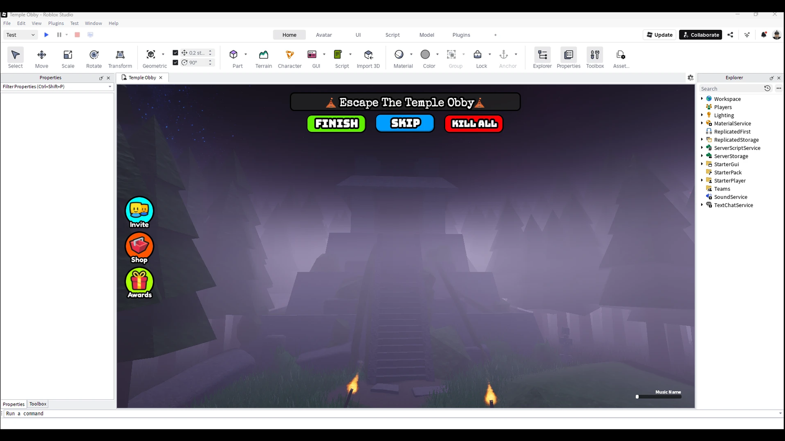 Escape The Temple Obby